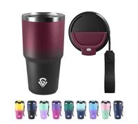Taza Térmica 600ml 20oz, Vaso Termo Cafe para llevar 304, Botella Agua Acero Inoxidable, Doble Pared Vaso Termico, Termo Café Hermética al Vacío con Tapa para Viaje, Gimnasio, Oficina, Correr