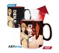 Taza termica abystyle chainsaw man denki y aki 460ml