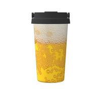 Taza Termica Acero Inoxidable Espuma De Cerveza Impresa Taza Termo Café Personalizada Reutilizable Acero Inox Vaso Termico, Para Bebidas Frías O Calientes, Oficina, Coche, 17Oz