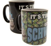 Taza Térmica Cambia Con El Calor It's Time To Get Schwifty Rick & Morty Cerámica 320 Mls