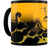 Taza Térmica Cementerio Pesadilla Antes de Navidad Disney Cerámica 315 mls