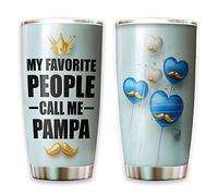 Taza Termica De Viaje Termo Café Reutilizable Tazas De Viaje Isotérmica Para Colegas Mamá Papá 590 Ml Mis Personas Favoritas Me Llaman Pampa - Regalos Divertidos Para El Mejor Abuelo Del Mundo,