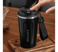 Taza térmica inteligente, taza de café aislada de 510 ml, con indicador