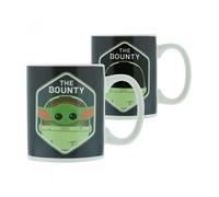 Paladone Mandalorian The Child - Taza de café con cambio de calor, diseño de bebé Yoda The Bounty, 300 ml (10,55 unidades) (PP7337MAN)