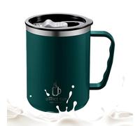 Taza térmica - Taza de café de viaje | Taza de café de viaje | Taza de café aislada | Vaso de 500 ml | Vaso | Taza de café de acero inoxidable | Vaso con tapa y asa para viajar