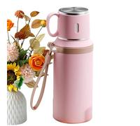 Taza Térmica | Vaso Aislante Antifugas - Vaso De Acero Inoxidable Para Bebidas, Botella Portátil Para Gimnasio, Escuela Y Exteriores