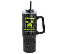 Stor S.L. Taza termo XL Minecraft Squared Pattern, acero inoxidable 940 ml