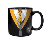 Taza termocolora Harry Potter Uniforme Hufflepuff - Taza Harry Potter - Taza cafe - Taza te, licencia oficial