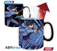 Taza Termocolora Jinwoo e Igris de Solo Leveling - 460 ml