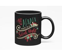Taza Todo Lo Que Mamá Quiere Es Una Noche De Paz En Navidad Con Asa Taza Café Resistente Taza De Porcelana Para Decorar Té Leche