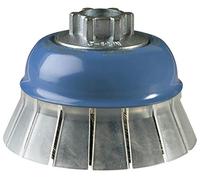 Taza Trenzada con Guarda HS Diam. 65 Acero Inox 0,50 Rosca M14