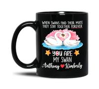 Taza Tú Eres Mi Cisne Taza De Cerámica Personalizada Coffee Mug Cerámica Tazas Para Desayuno Regalo Cocina 330Ml