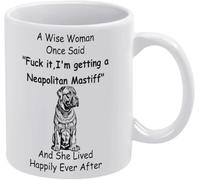 Taza Une Amoureuse Des Mastiffs Napolitains A Dit : « Je Vais Avoir Un Mastiff. » Minimalista Taza Te Personalizada Mug Para Té Oficina Leche