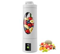 Taza USB de 3 velocidades de 550 ml, a prueba de fugas, batería inalámbrica de 1300 mAh, diseño portátil para oficina, hogar, aventuras al aire libre, carga USB