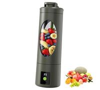 Taza USB de 3 velocidades de 550 ml, a prueba de fugas, batería inalámbrica de 1300 mAh, diseño portátil para oficina, hogar, aventuras al aire libre, carga USB