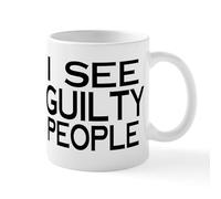 Taza Veo Gente Culpable Taza De Cerámica Exquisita Mug Cerámica Tazas De Café Para Regalo Hogar Cocina 330Ml