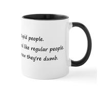 Taza Veo Gente Estúpida Taza De Cerámica Premium Mug Cerámica Coffee Mug Para Hogar Cocina Regalo 330Ml