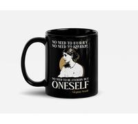 Taza Virginia Woolf Sé Uno Mismo Libros Mujeres Adeline Virginia Woolf Tazas De Café Únicas Taza De Cerámica Premium Mug For Regalo Hogar Oficina 330Ml