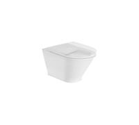Taza wc suspendido roca gap round blanco sistema rimless