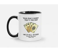 Taza Wild Bill Country Gunslinger Mano Del Hombre Muerto Dakota Del Sur Wild Bill Hickok Tazas De Café Únicas Coffee Mug Funny Mug For Regalo Desayuno Oficina 330Ml