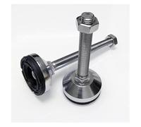 Tazas ajustables for pies de muebles M10 M12 50-60mm de diámetro 60-100mm de altura almohadilla de goma(D60xm12x100mm)