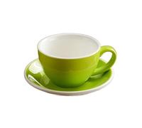 Tazas Cafe Juego de Tazas y platillos de café de cerámica de 300ml, Tazas de café con Leche, Taza de Leche for el Desayuno, Taza de té de la Tarde, Tazas de Agua de Porcelana Juego De Cafe (Size : 30