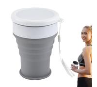 Tazas combinables para On The Go, Tazas de viaje plegables - taza portátil para beber - taza de silicona plegable viajes de campamento, pequeños vasos portátiles para beber con reutilizables
