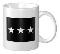 Tazas De Café Bandera De Un Teniente General De La Fuerza Espacial De Los Estados Unidos Tazza Di Latte Con Mango Mujeres Tazas De Vajilla, Para Cumpleaños, Deportista, Hogar, 330ml