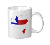 Tazas De Café Bandera En El Mapa De Bahía Tazza Di Latte Con Mango Mujeres Tazas De Té, Para Cocina, Deportista, Bebidas Calientes, 330ml