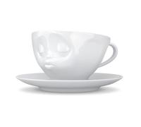 Tazas De Café Blancas Besando 0,20 L