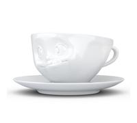 Fifty Eight T014601 Taza de café, Porcelana, Blanco, 13 x 13 x 7,3 cm