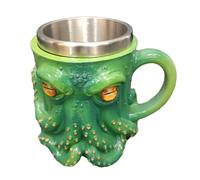 Tazas de café con cerveza de pulpo - Novedad en bebidas para bebidas de resina | Taza de fiesta vikinga de Cthulhu para capuchino, latte, leche, sopa, agua, , vino, whisky, hogar, Bar, restaurante
