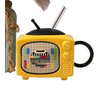 Tazas De Café De Cerámica, 450 Ml De Tv. Su aspecto ergonómico y su diseño práctico para ayudarle a beber fácilmente su bebida favorita. Con Capacidad De 450 Ml, C