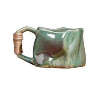 Tazas de café de cerámica de 250 ml, juego de vajilla de cerámica hecha a mano | Recipientes rústicos y estéticos para espresso, café con leche, zumo, leche, bebidas frías y calientes, fiestas en casa