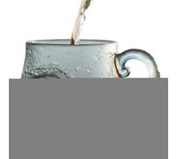 Tazas de café de, diseño de ondas, 300 ml, tazas para café con asa, para hombres, playa, casa, niños, oficina, adultos, hogar y mujeres