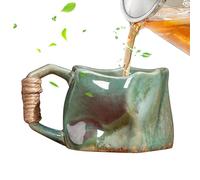 Tazas de café de gres - 250 Ml hecho a mano, tazas de café de cerámica, taza de bebida estética, equipo de horno artesanal de porcelana | Juego de bebidas con esmalte reactivo para T