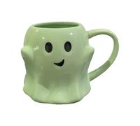 Tazas de Café de Halloween, Taza Fantasma Halloween 440 ml, Tazas de Bebida Reutilizables para Casa Vacaciones Residencia Universitaria Noche de Juegos Universidad Cocina Fiesta Club de Lectura