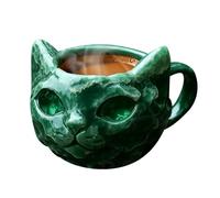 Tazas de café de mineral - Vaso con forma de gato, taza de té elaborada, elegante recipiente para tu hogar | Elegante disfrute de bebidas para zumos, cerveza, leche, estudio,