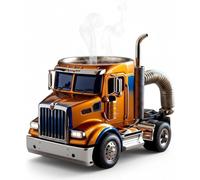 Tazas de café de semirremolque, taza de café hecha a mano, taza de café de cerámica creativa con forma de camión con asa, divertido regalo de camionero para hombres, regalo de conductor de camión