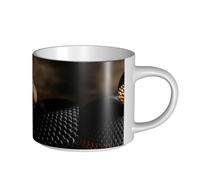 Tazas de café, desayuno, avena, leche, té, cerámica, grande, estampado de serpiente mamba negra,Blanco,Talla única