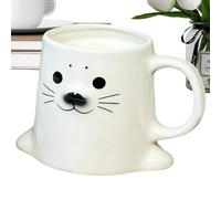 Tazas De Café Divertidas | Decoración De Escritorio Con Agarre Cómodo Y Bonito,Tazas De Café Divertidas Para Mujeres | Para Decoración Hogar Oficina Cumpleaños Niñas Niños Mujeres Hombres Amigo Compañ
