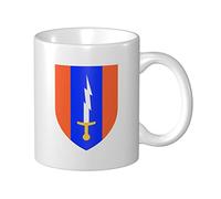 Tazas De Café Emblema De La 1.ª Brigada De Señales (Estados Unidos) Tazza Di Latte Mujeres Con Mango Tazas De Vajilla, Para Café, Oficina, Deportista, 330ml