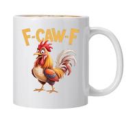 Tazas de café excepcionales - Taza de cerámica de 330 ml con gallo - Taza de té de gallo | Perfecto para colegas y mujeres para té, café, leche, chocolate caliente y bebidas en el trabajo