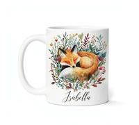 Tazas De Café Novedad Taza De Desayuno Zorro Durmiente Inspirado En El Zorro Humor Tazas De Té Para Oficina Desayuno Mamá 330Ml