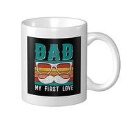 Tazas De Café Papá Mi Primer Amor Tazza Di Latte Moderna Con Mango Tazas De Té, Para Hogar, Deportista, Café, 330ml