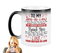 Tazas de café para el día de la madre,taza para el día de la madre - A querida mamá taza de café,Taza de bebida sensible a la temperatura para las madres, cumpleaños, San Valentín, taza de té en