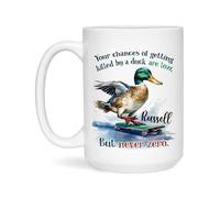 Tazas De Café Porcelana Taza De Cerámica Pero Nunca Cero Adorable Animal Pato Personalizada Tazas De Té Para Mamá Leche Oficina 330Ml