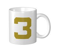 Tazas De Café Premio Número 3 Tazza Di Latte Hombres Mujeres Tazas Para Bebidas Frías Y Calientes, Para Hogar, Cumpleaños, Cocina, 330ml