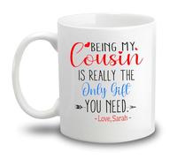 Tazas De Café Ser Mi Primo Es El Único Regalo Taza De Desayuno,Maravillosa,Novedad,Tazas De Té Para Cumpleaños Oficina Leche 330Ml