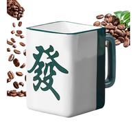 Tazas De Café - Tazas De Café Divertidas De 400 Ml, Taza De Desayuno Mahjong, Té Para Mujeres Y Hombres | Uso En El Hogar Familia Amigos Relajación Nocturna Hogar Cocina Lugar De Trabajo Cocina Uso De